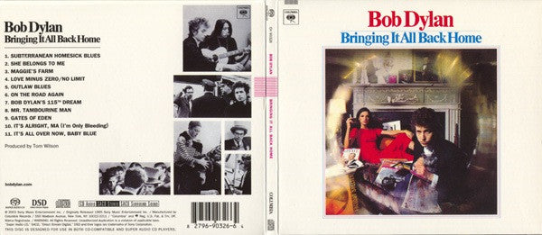Bob Dylan : Bringing It All Back Home (SACD, Hybrid, Multichannel, Album, RE, RM, 5.1)