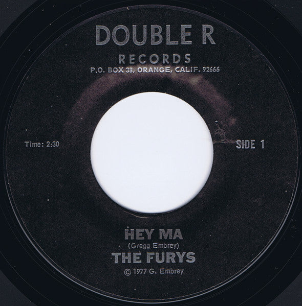 The Furys : Hey Ma (7")