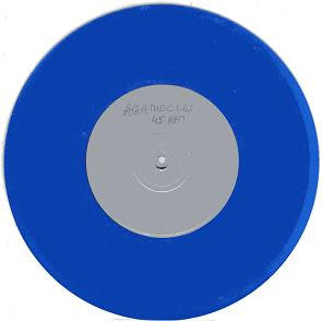 Agathocles / Abstain (2) : Society Of Steel / Fuck Your Values (7", EP, Ltd, Promo, W/Lbl, Blu)