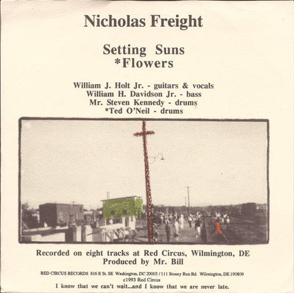 Nicholas Freight : Setting Suns (7", Red)