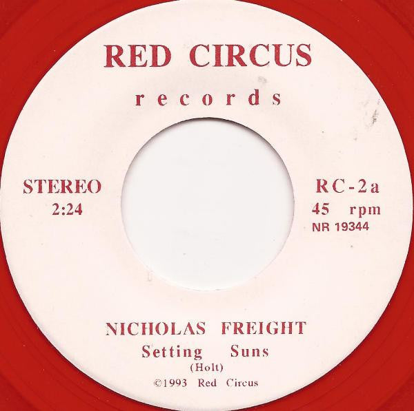 Nicholas Freight : Setting Suns (7", Red)