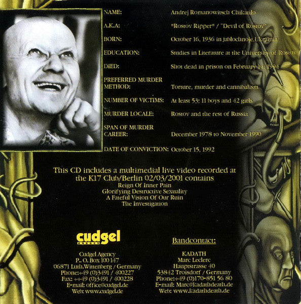 Kadath : Chasing The Devil (CD, Album, Enh, Ltd)