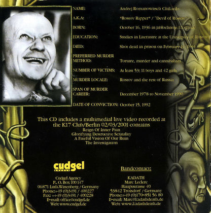 Kadath : Chasing The Devil (CD, Album, Enh, Ltd)