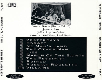 Yesterdays Heroes : No Guts, No Glory! (CD, Album)