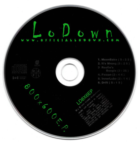 Lodown (3) : 800 X 600 E.P. (CD, EP)