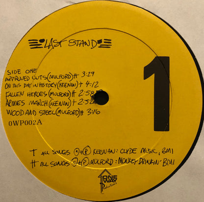 Last Stand : Approved Cuts (LP, Album)