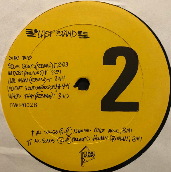 Last Stand : Approved Cuts (LP, Album)