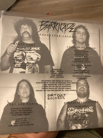 Barricade (16) : Apocalypse Joyride (12", EP)