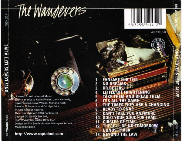 The Wanderers (3) : Only Lovers Left Alive (CD, Album, RE)