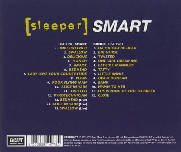 Sleeper (2) : Smart (CD, Album, RE + CD, Comp + RM)