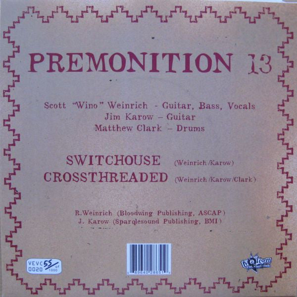 Premonition 13 : Switchouse / Crossthreaded (7", Ltd, Num, Gre)