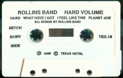 Rollins Band : Hard Volume (Cass, Album, Whi)