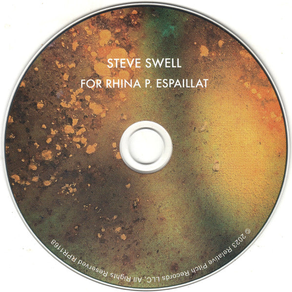 Steve Swell : For Rhina P. Espaillat (CD, Album, Ltd)