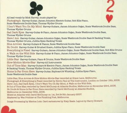 Mick Harvey : Two Of Diamonds (CD, Album, Dig)