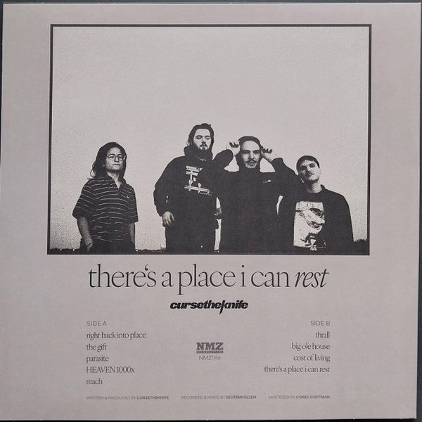 cursetheknife : There's A Place I Can Rest (12", Album, Tra)