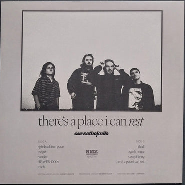 cursetheknife : There's A Place I Can Rest (12", Album, Tra)