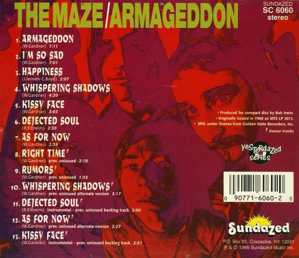The Maze (2) : Armageddon (CD, Album, RE)
