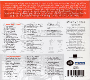 The Undertones : Positive Touch / The Sin Of Pride (2xCD, Comp, Enh, RM)