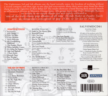 The Undertones : Positive Touch / The Sin Of Pride (2xCD, Comp, Enh, RM)