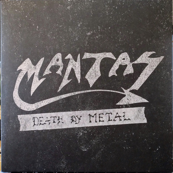 Mantas (3) : Death By Metal (LP, Comp, RE, Whi)