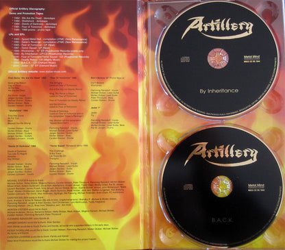 Artillery (2) : Through The Years (CD, Album, RE, RM + CD, Album, RE, RM + CD, Album,)