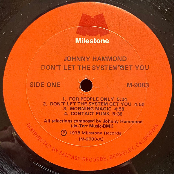 Johnny Hammond : Don't Let The System Get You (LP, Album)