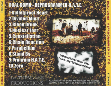 Dual-Coma : Reprogrammed H.A.T.E. (CD, Album, Enh)