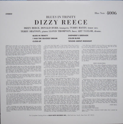 Dizzy Reece : Blues In Trinity (LP, RE, Sco)