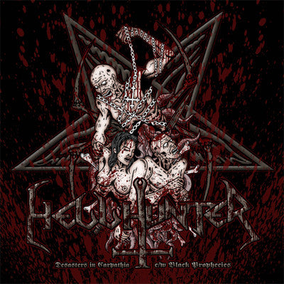 Hellhunter / Unholy Goatfucker : Hellhunter / Unholy Goatfucker (7", Ltd, Num, Gre)