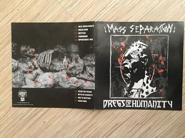 Mass Separation / Dregs Of Humanity : Mass Separation / Dregs Of Humanity (7", EP)