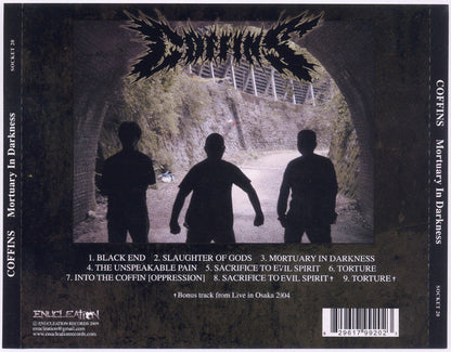 Coffins : Mortuary In Darkness (CD, Album, RM)