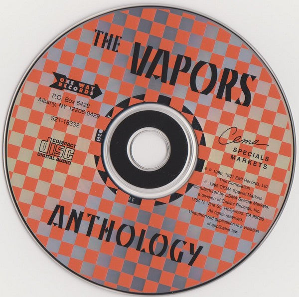 The Vapors : Anthology (CD, Comp, RE)