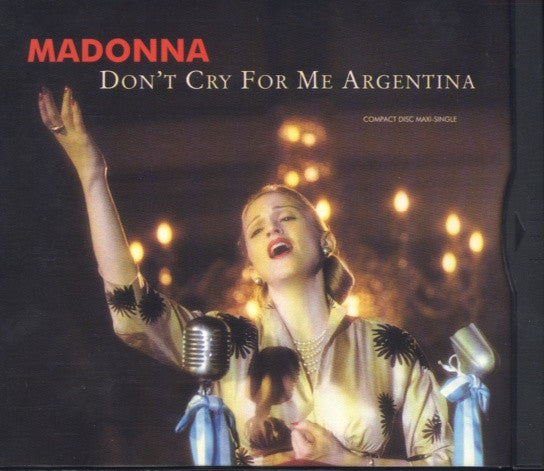 Madonna : Don't Cry For Me Argentina (CD, Maxi, Oly)
