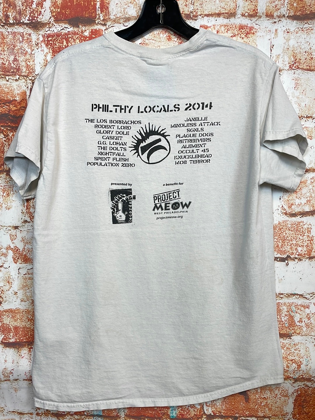 Philthy Locals 2014, used band shirt (M)