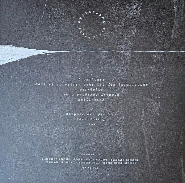 Pettersson : Ashen Plain (LP, Album, Red)