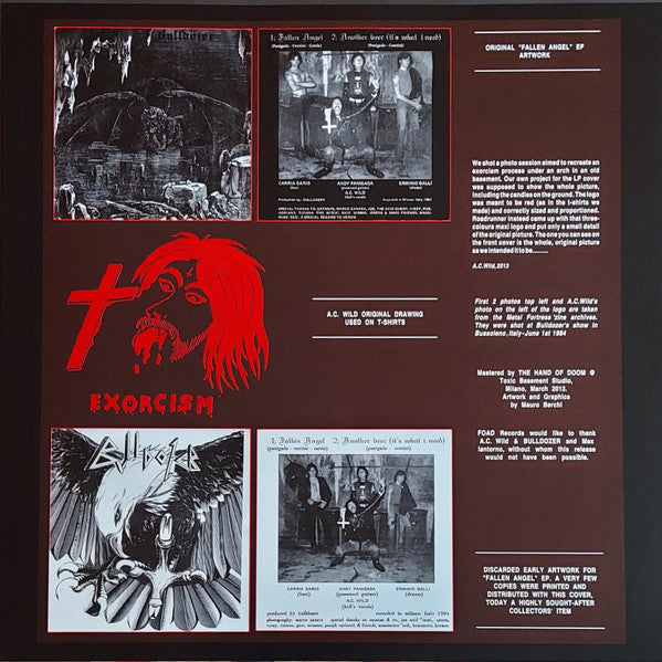 Bulldozer (2) : The Exorcism: Lost 1984 Demotape + "Fallen Angel" EP (LP, Comp, Ltd, RE, Mar)