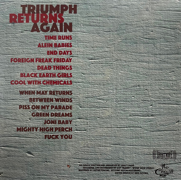 Shazy Hade : Triumph Returns Again (LP, M/Print)