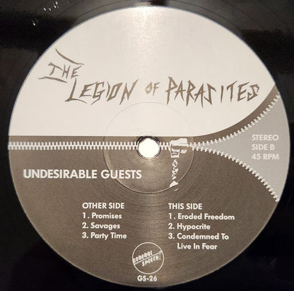 The Legion Of Parasites* : Undesirable Guests (12", EP)