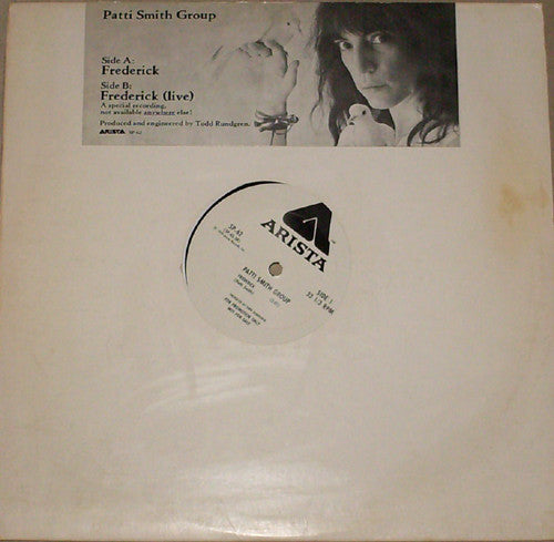 Patti Smith Group : Frederick / Frederick (Live) (12", Single, Promo)