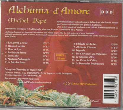 Michel Pépé : Alchimia D'Amore (CD, Album)