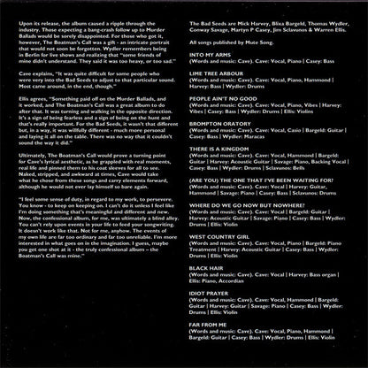 Nick Cave & The Bad Seeds : The Boatman's Call (CD, Album, RE, RM + DVD-V, Multichannel, NTSC)