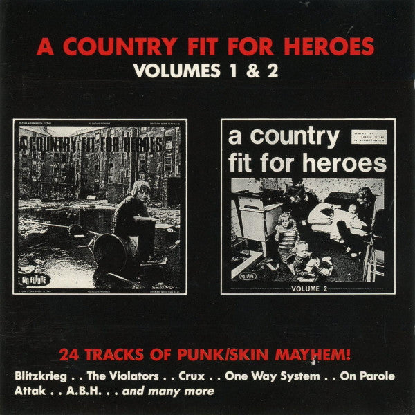 Various : A Country Fit For Heroes - Volumes 1&2 (CD, Comp)