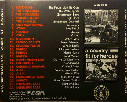 Various : A Country Fit For Heroes - Volumes 1&2 (CD, Comp)