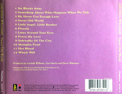 Lucinda Williams : Sweet Old World (CD, Album)
