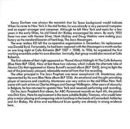 Kenny Dorham : 'Round About Midnight At The Cafe Bohemia • Volume 2 (CD, Album, Mono, RE)