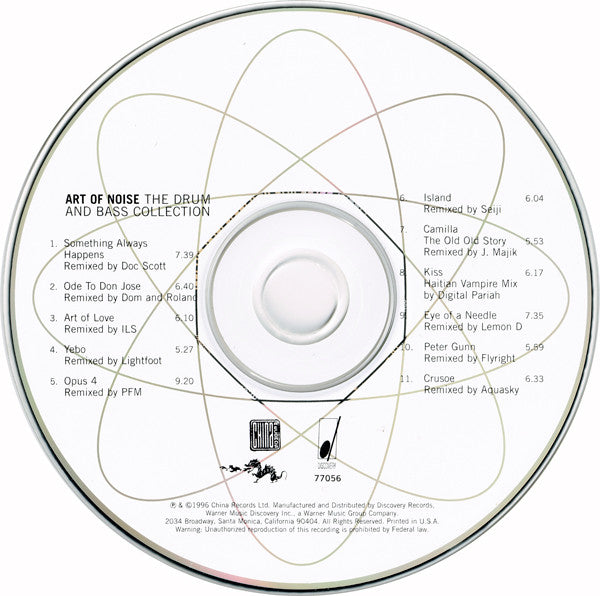 Art Of Noise* : The Drum And Bass Collection (CD, Album)