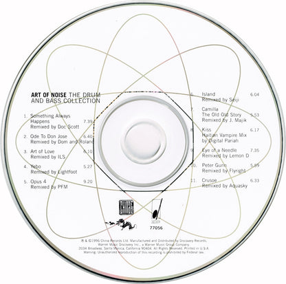 Art Of Noise* : The Drum And Bass Collection (CD, Album)