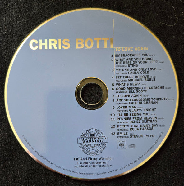 Chris Botti : To Love Again (The Duets) (CD, Album)