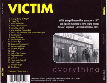 Victim (4) : Everything (CD, Comp)