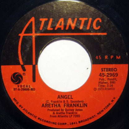 Aretha Franklin : Angel (7", Styrene, MO )